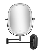 Espejo Escualizable con Luz LED y Aumento 7X Negro