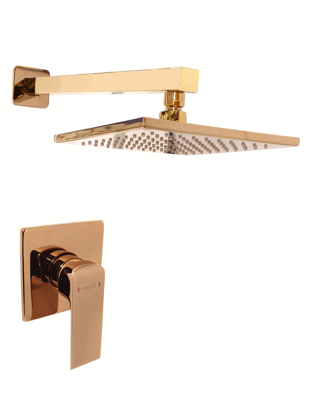 Juego de ducha Pordoi Rose Gold - Tecnigrifos