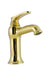 Gold single-control low faucet